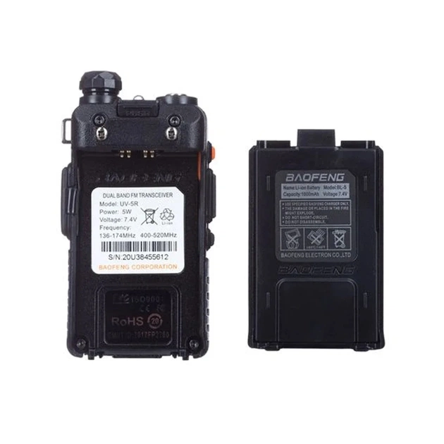 Портативна рація Baofeng UV-5R Black Six Pack комплект 6 шт (2200000758965) - picture 5