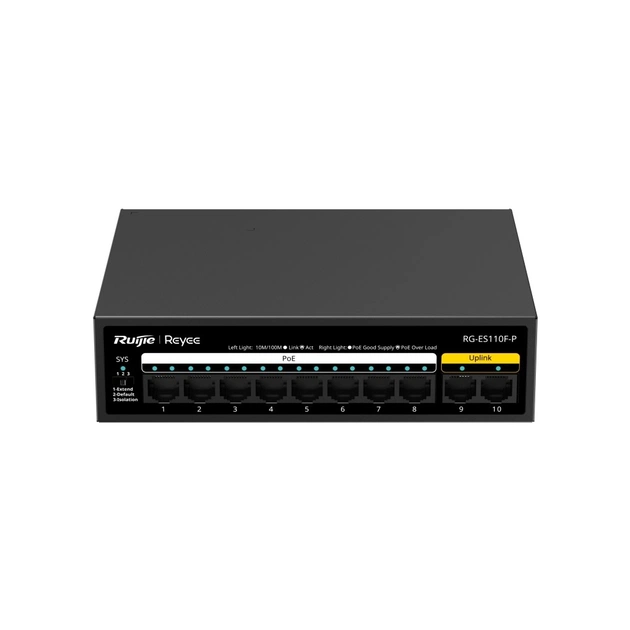 Комутатор мережевий Ruijie Networks RG-ES110F-P - зображення 1