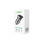 Зарядний пристрій Ugreen 1xUSB-C + 1xUSB 30W car adapter CD130 black (40858) - зменшене зображення 5