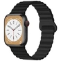 Ремінець до смарт-годинника Drobak Silicone Magnetic Link для Apple Watch All Series 38/40/41mm Dark black (898922) - зменшене зображення 1