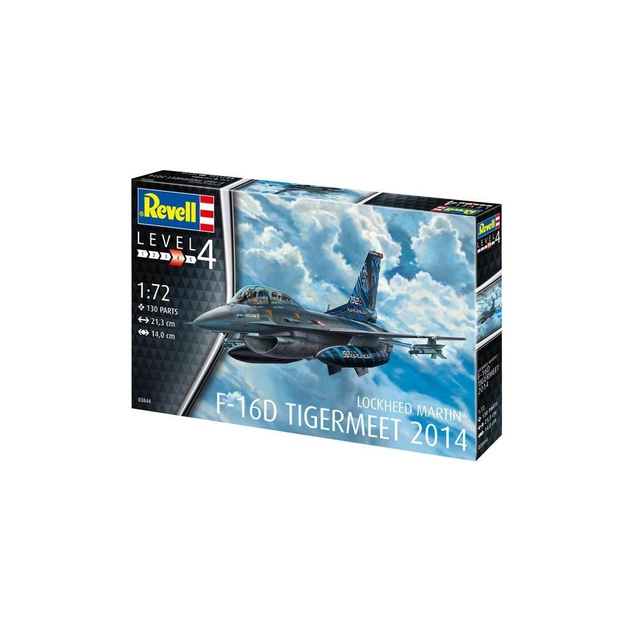 Збірна модель Revell Літак F-16D Tigermeet 2014 рівень 4, 1:72 (RVL-03844) - зображення 1