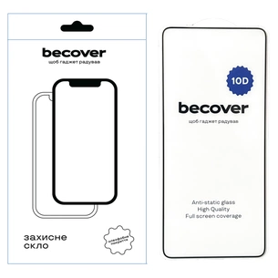 Скло захисне BeCover Xiaomi Redmi Note 14S 10D Black (713421) зображення 1
