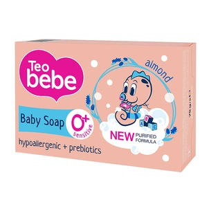 Дитяче мило Teo bebe З мигдалевою олією 75 г (3800024045257) зображення 1