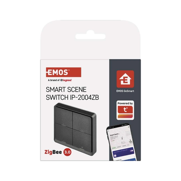 Розумний вимикач EMOS H5016 4 buttons ZigBee 3.0 Black (H5016) - picture 12