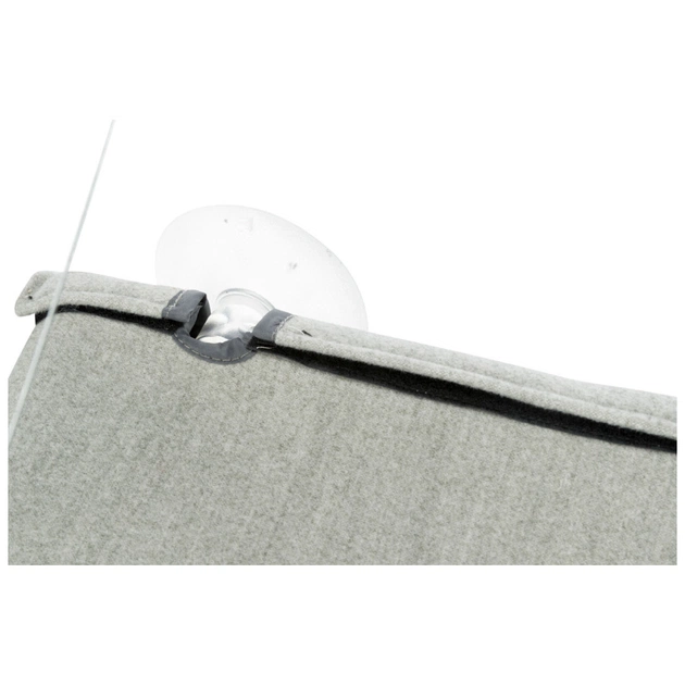 Лежак для животных Trixie для окна с креплениями 50х30 см серый (4011905432090) - изображение 3