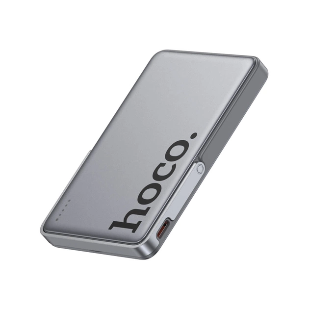 Батарея універсальна HOCO 5000mAh Sunlight PD/20W Magnetic Metal Grey (Q36 / 714986) - зображення 6