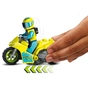 Конструктор LEGO City Каскадерський кібермотоцикл 13 деталей (60358) - зменшене зображення 3