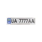 Рамка номерного знака CarLife нержавіюча сталь (NH400) - зменшене зображення 1