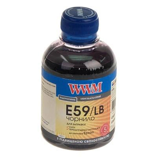 Чорнило WWM EPSON StPro 7890/9890 200г Light Black (E59/LB) - зображення 1