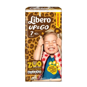 Підгузки Libero Up&Go 7 (16-26 кг) 40 шт (7322540591071) зображення 1