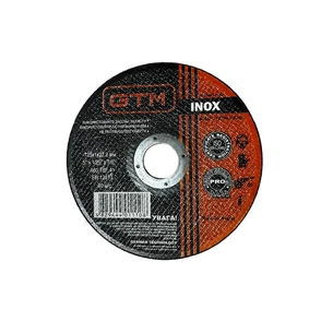 Круг відрізний GTM 125x1x22 нерж. (GTM_125_1_22_INOX) зображення 1