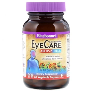 Вітамінно-мінеральний комплекс Bluebonnet Nutrition Комплекс для Очей, EyeCare, Targeted Choice, 60 рослинних ка (BLB2032) зображення 1