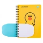 Блокнот Yes 2 в 1 В5 В7 80 арк 20 арк подвійна спіраль Line Friends Sally клітинка (151780) - зменшене зображення 2