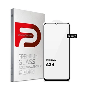 Скло захисне Armorstandart Pro ZTE Blade A34 Black (ARM78902) зображення 1