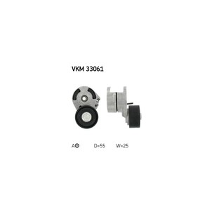 Натягувач ременя з роликом SKF VKM 33061 зображення 1