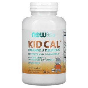 Вітамінно-мінеральний комплекс Now Foods Кальцій, Магній, Вітамін D, Kid Cal Chewables, Now Food, 100 (NOW-01233) зображення 1