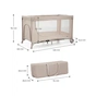 Дитячий манеж Kinderkraft Joy 2 Beige (5902533925124) - зменшене зображення 6