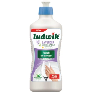 Засіб для ручного миття посуду Ludwik Лаванда 450 г (5900498029383) зображення 1