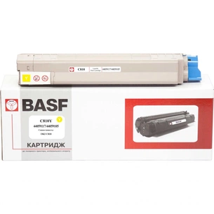 Тонер-картридж BASF OKI C810 Yellow 44059117/44059105 (KT-C810Y) зображення 1