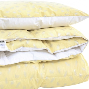 Ковдра MirSon Набір №2154 Bio-Beige Зима 90% пух 155х215 +подушка (2200003024999) зображення 1