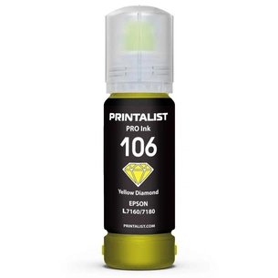 Чорнило Printalist Epson 106 L7160/7180 70г Yellow (PL106Y) зображення 1