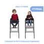 Стілець для годування Chicco 3 в 1 Crescendo Up, чорне (87046.07) - уменьшенное изображение 3