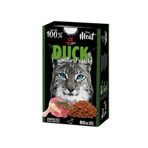 Ласощі для котів Alpha Spirit Cat Duck Natural Snacks з качкою 80 г (8436586311827) зображення 1