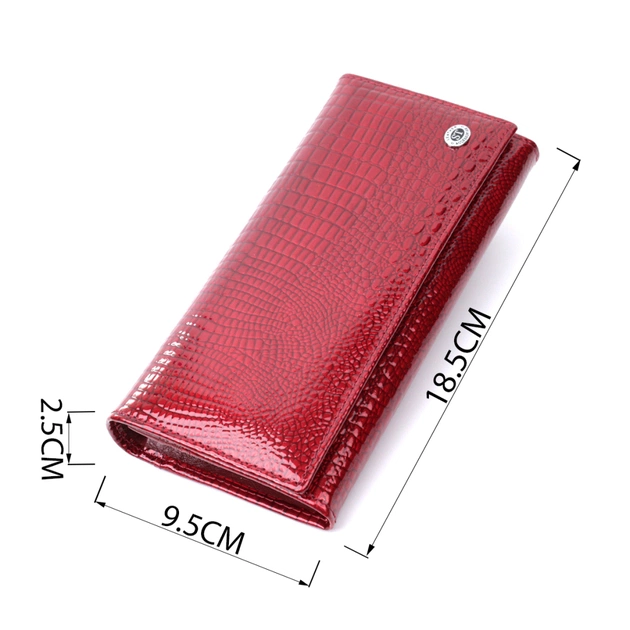 Кошелек ST Leather Из натуральной кожи Красный (22680) - изображение 3