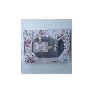 Рушник Idea Home набір банний коробка 35х75+70х140см мікрофібра Grey (6736305) зображення 1