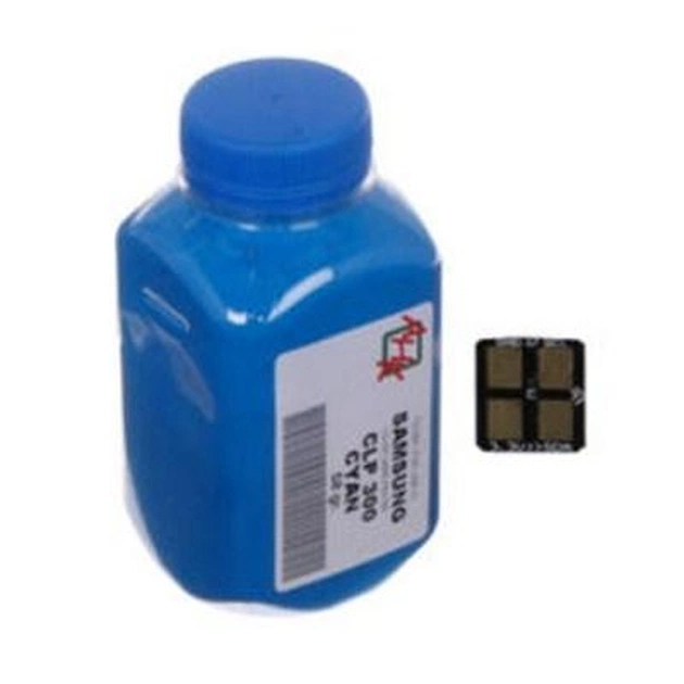 Тонер SAMSUNG CLP-300 Cyan+chip AHK (1500220) - изображение 1