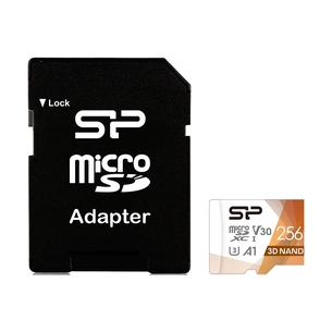 Карта пам'яті Silicon Power 256Gb microSDXC U3 A1 V30 Superior Color 100R/80W + adapter (SP256GBSTXDU3V20AB) зображення 1