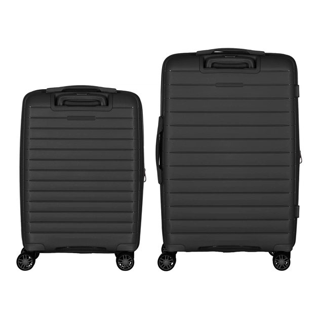 Набір валіз 2E Aero (M+S), чорні (2E-SPP-AERO-SET2-BK) - зображення 3