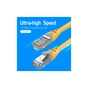 Патч-корд 1м, S/FTP cat 6A RJ-45 yellow Vention (IBHYF) - зменшене зображення 2