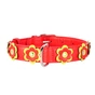 Нашийник для тварин Collar GLAMOUR з оздобленням "Аплікація" Ш 25 мм Д 38-49 см червоний (35033) - зменшене зображення 2