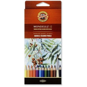 Олівці кольорові Koh-i-Noor Mondeluz акварельні 12 кольорів (3716012001KS) зображення 1