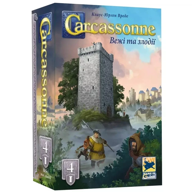 Настільна гра Feelindigo Каркасон: Вежі та злодії (Carcassonne: The Tower) (укр.) доповнення (FI25069) - зображення 1