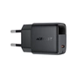 Зарядний пристрій Acefast USB-C 30W GaN with digital display black (6974316284444) - зменшене зображення 3