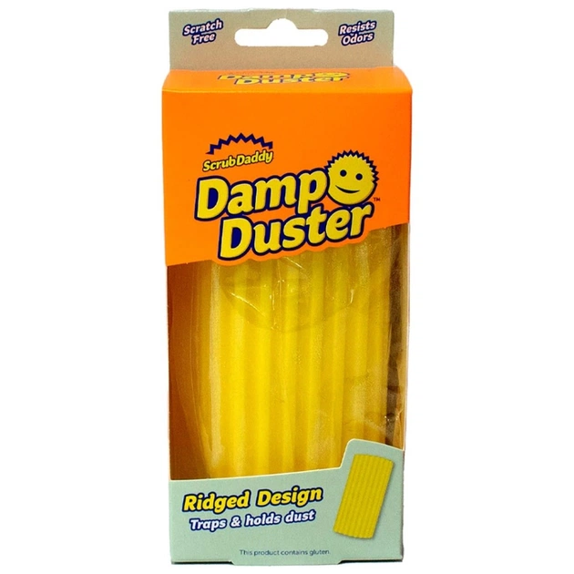 Губка для прибирання Scrub Daddy Damp Duster Для пилу Жовта (5060481022774/5060481023795) - picture 1