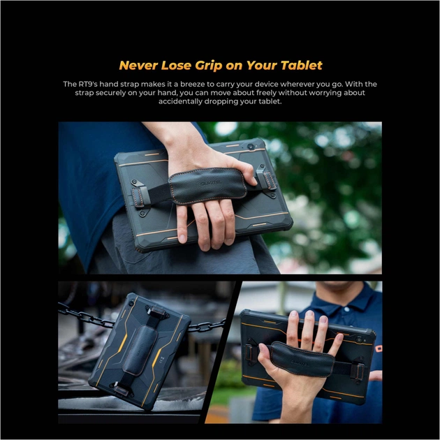 Планшет OUKITEL RT9 10.1" 6/256GB LTE Black-Orange (6931940766838) - зображення 10