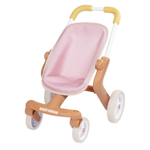 Коляска для ляльок Smoby Baby Nurse Теракотова пудра. Прогулянка, з поворотними колесами, 18 міс + (7600251224) picture 1