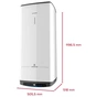 Бойлер Ariston QUADRIS 150 WIFI FR EU (3060884) - зменшене зображення 2