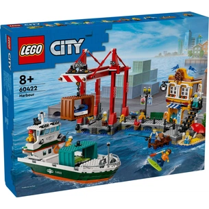 Конструктор LEGO City Морська гавань із вантажним судном (60422) зображення 1