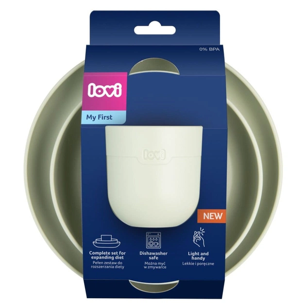 Набір дитячого посуду Lovi з кружкою Pistachio (21/533_gre) - picture 5