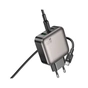 Зарядний пристрій BOROFONE BAS56A Absolute 2xUSB-C + 1xUSB-A PD45W + cable USB-C to USB-C Black (6941991116278) - зменшене зображення 3