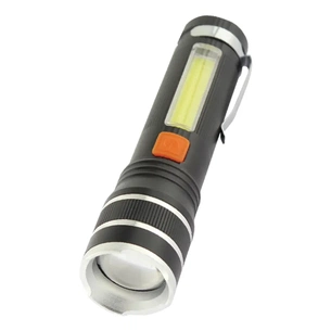 Ліхтар Quantum Helper 10W LED zoom +COB з USB (QM-FL1032) зображення 1