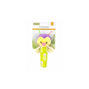 Брязкальце Baby Team з пищалкою Бджілка зелена (8500_Бджілка_зелена) зображення 1