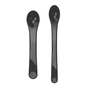 Набір дитячого посуду Twistshake 4+ ложок 2 шт чорні (78198) - preview 1