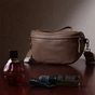 Сумка Vintage Через плече з натуральної шкіри Бежева (22657) - зменшене зображення 11