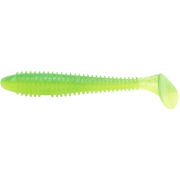 Силікон рибальський Keitech Swing Impact FAT 3.8" (6 шт/упак) ц:424 lime chartreuse (1551.00.86) - зображення 1