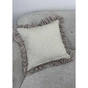 Подушка Прованс декоративна з оборкою Серце 45х45 см (033317) - зменшене зображення 2